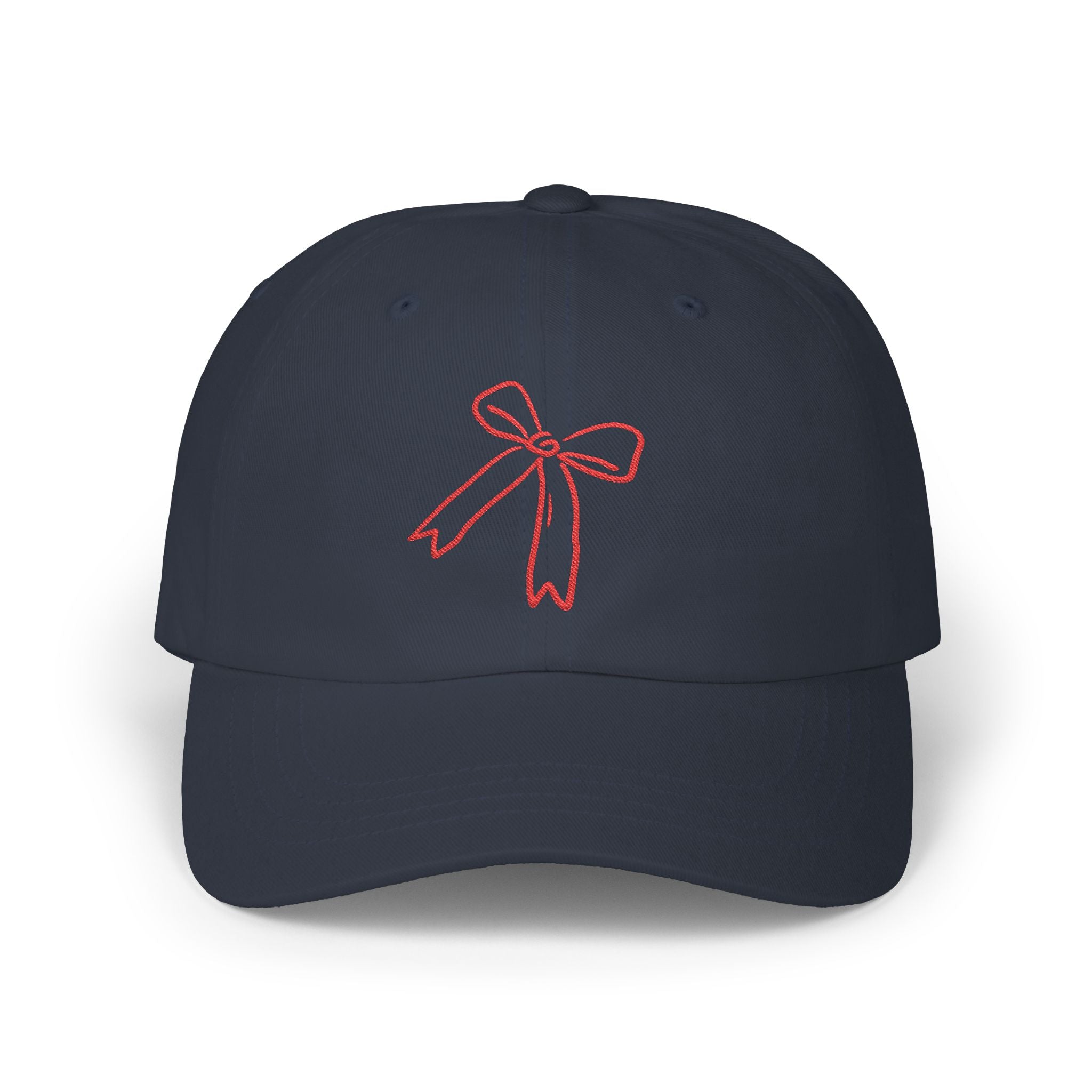 Red cute bow cap