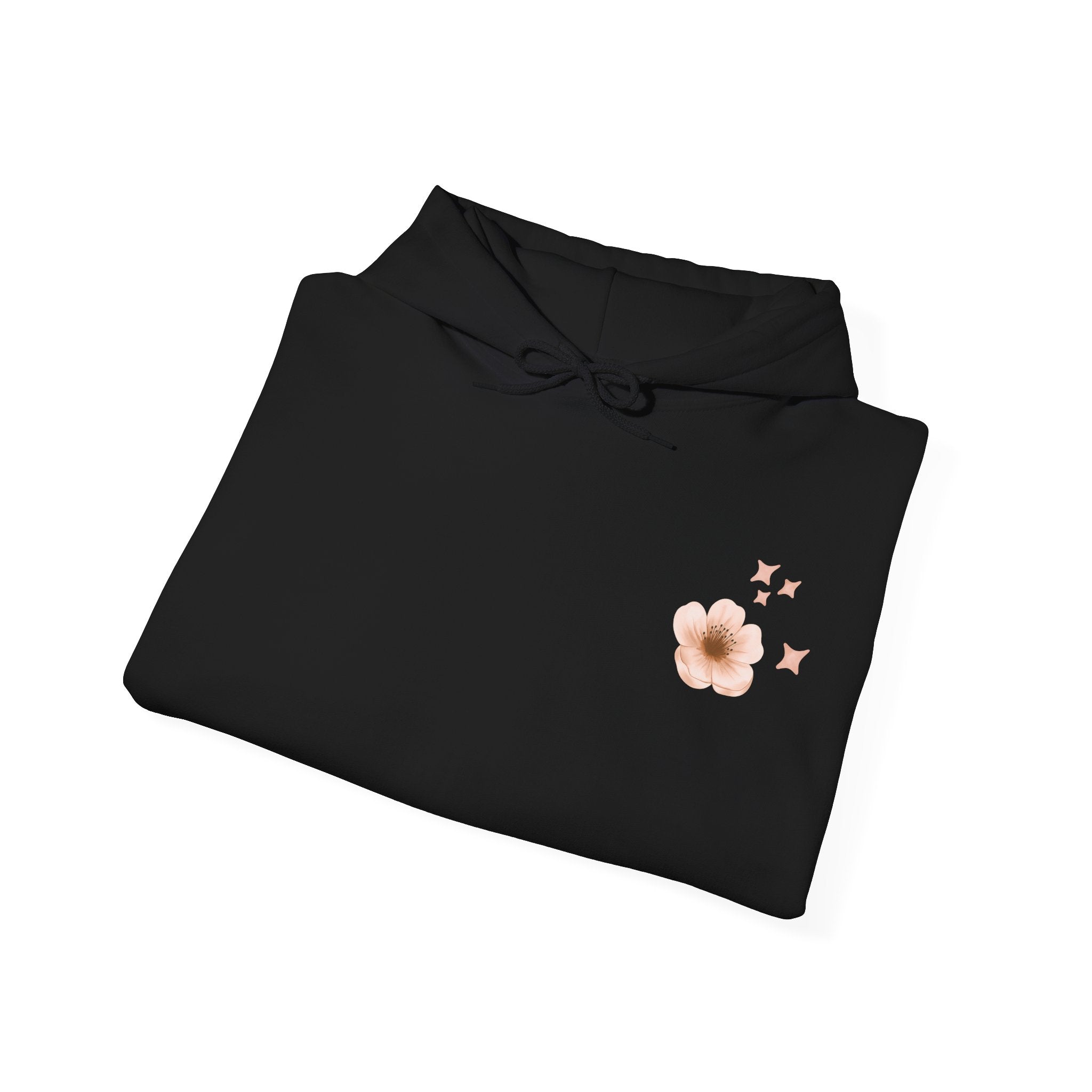 Bloom Wild floral hoodie | Pink hibiscus flower