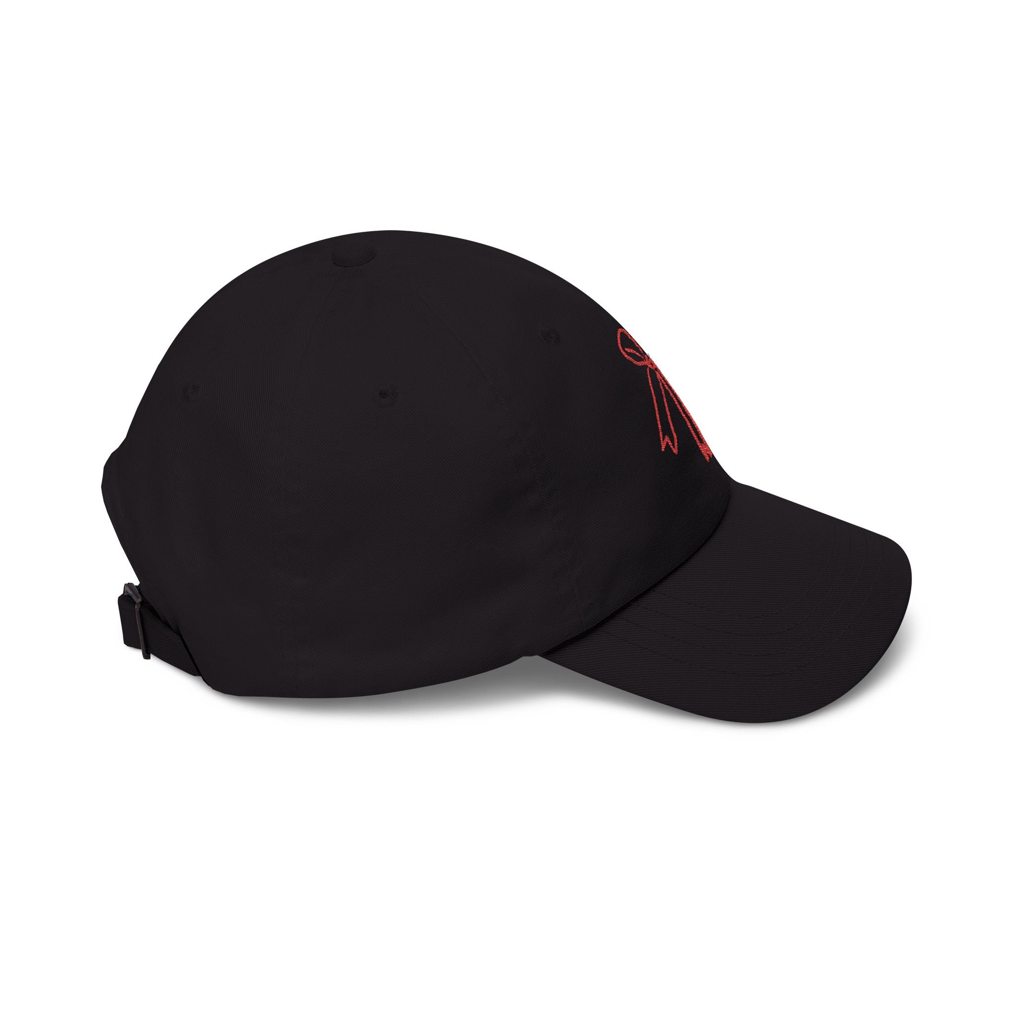 Red cute bow cap