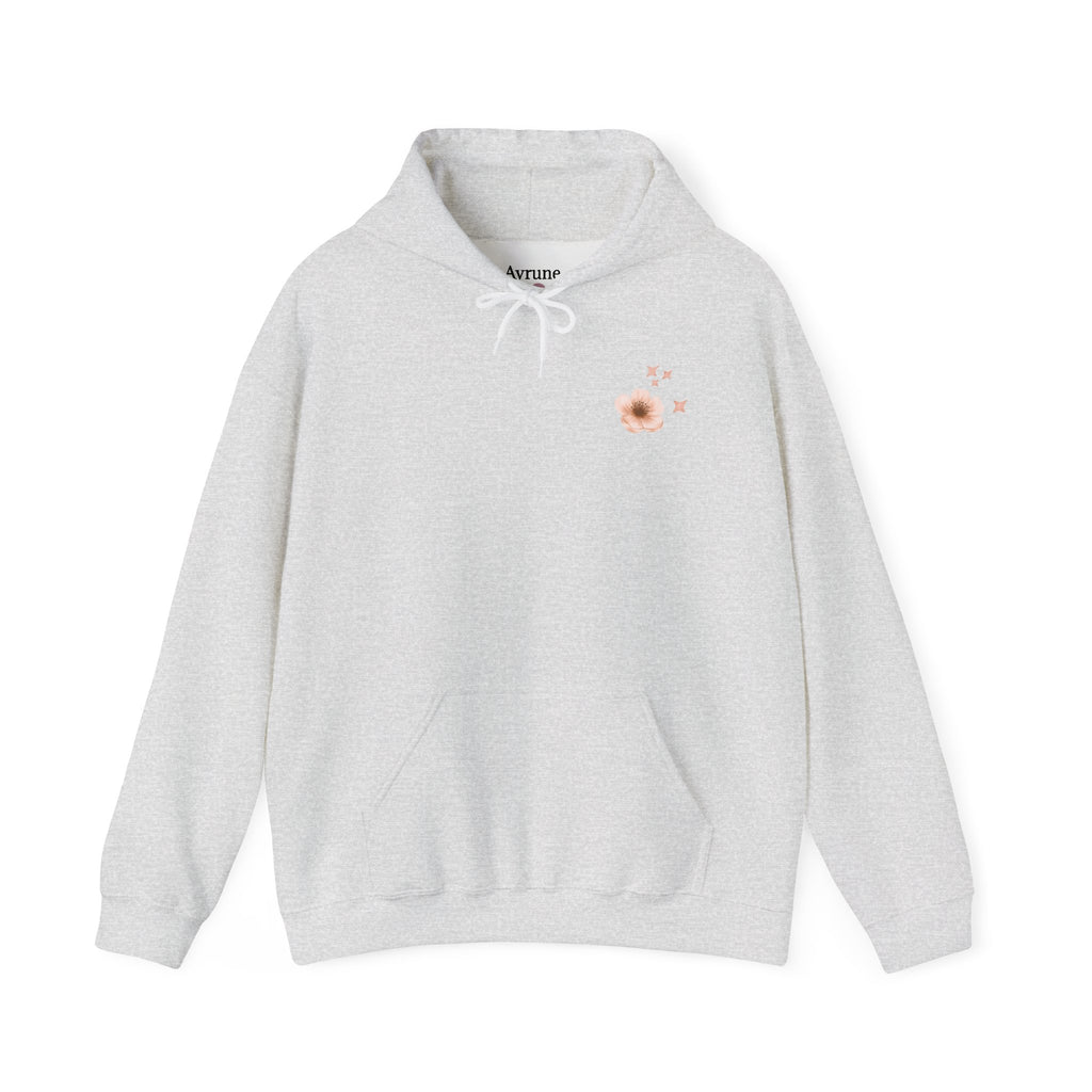Bloom Wild floral hoodie | Pink hibiscus flower