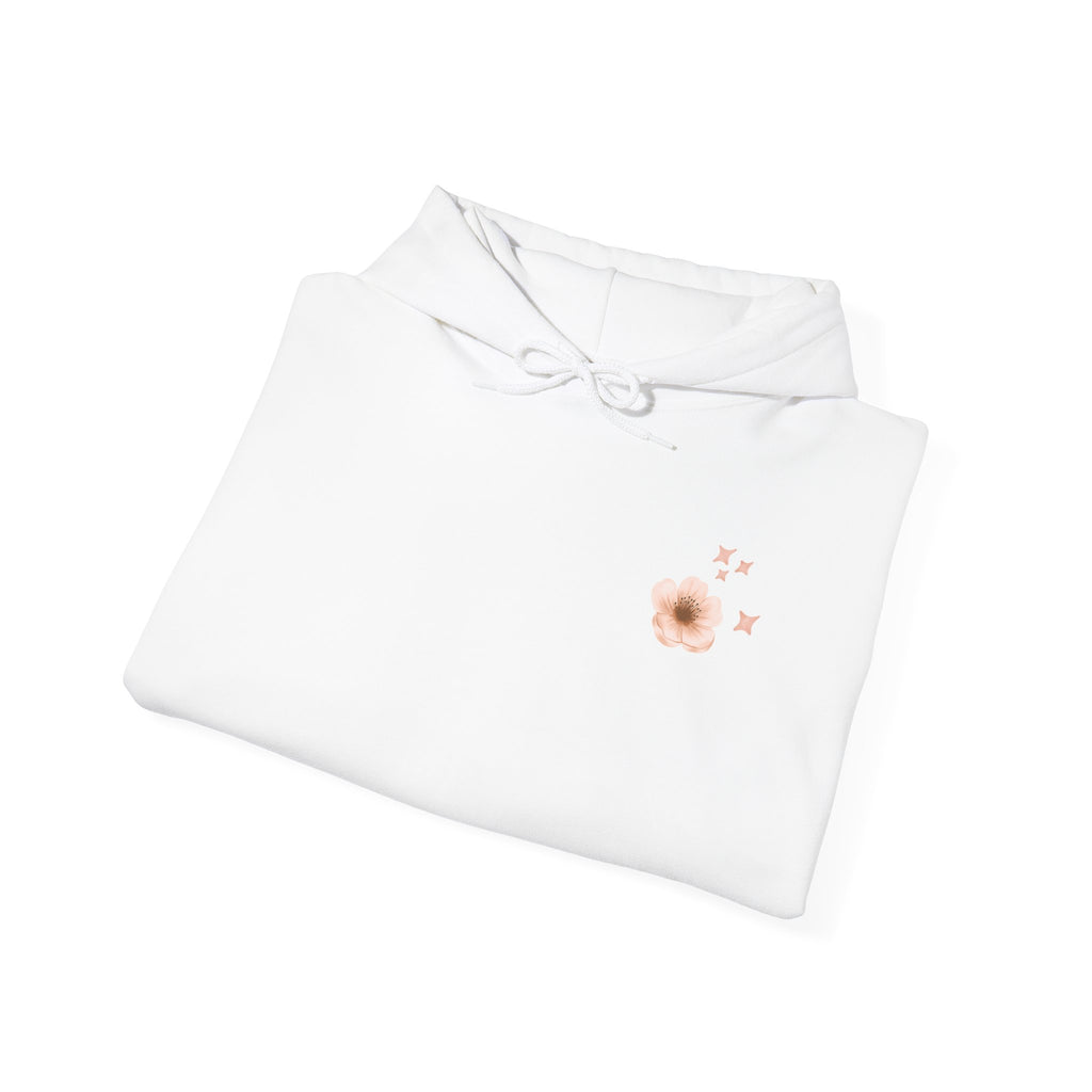 Bloom Wild floral hoodie | Pink hibiscus flower