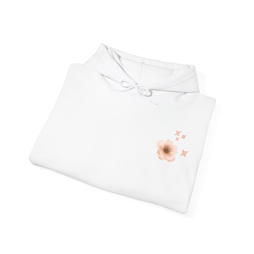 Bloom Wild floral hoodie | Pink hibiscus flower