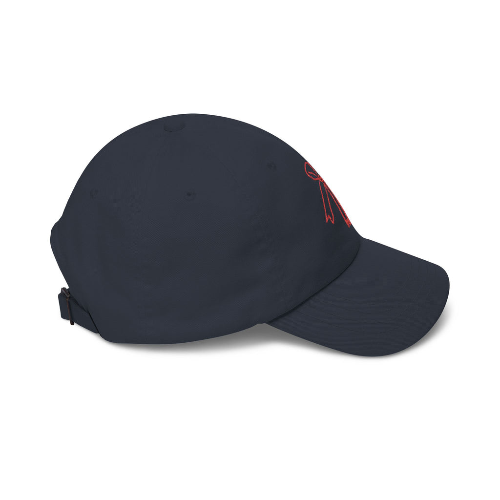 Red cute bow cap