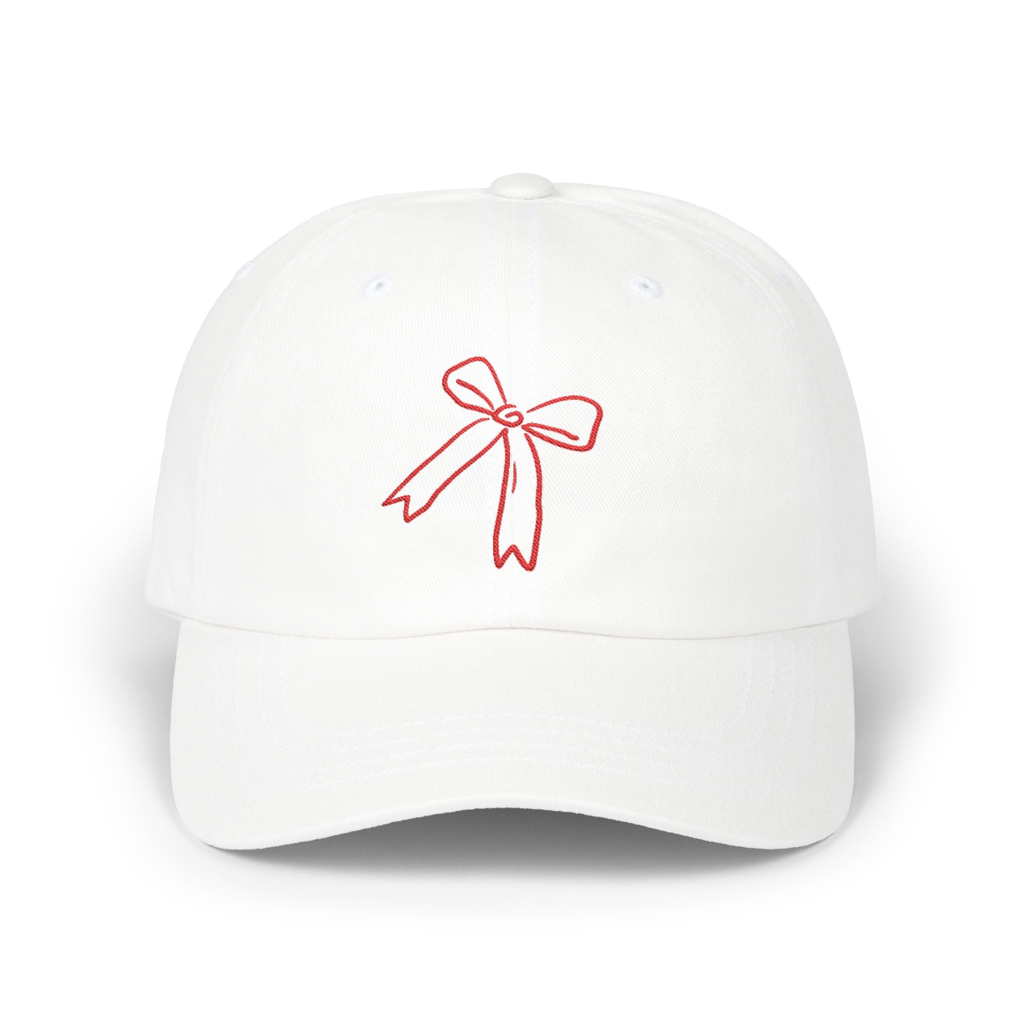Red cute bow cap