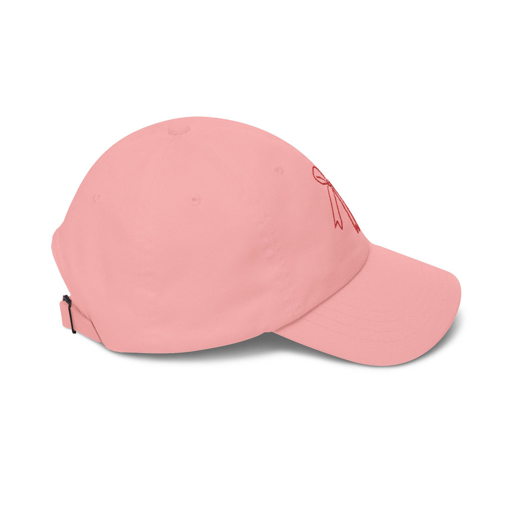 Red cute bow cap