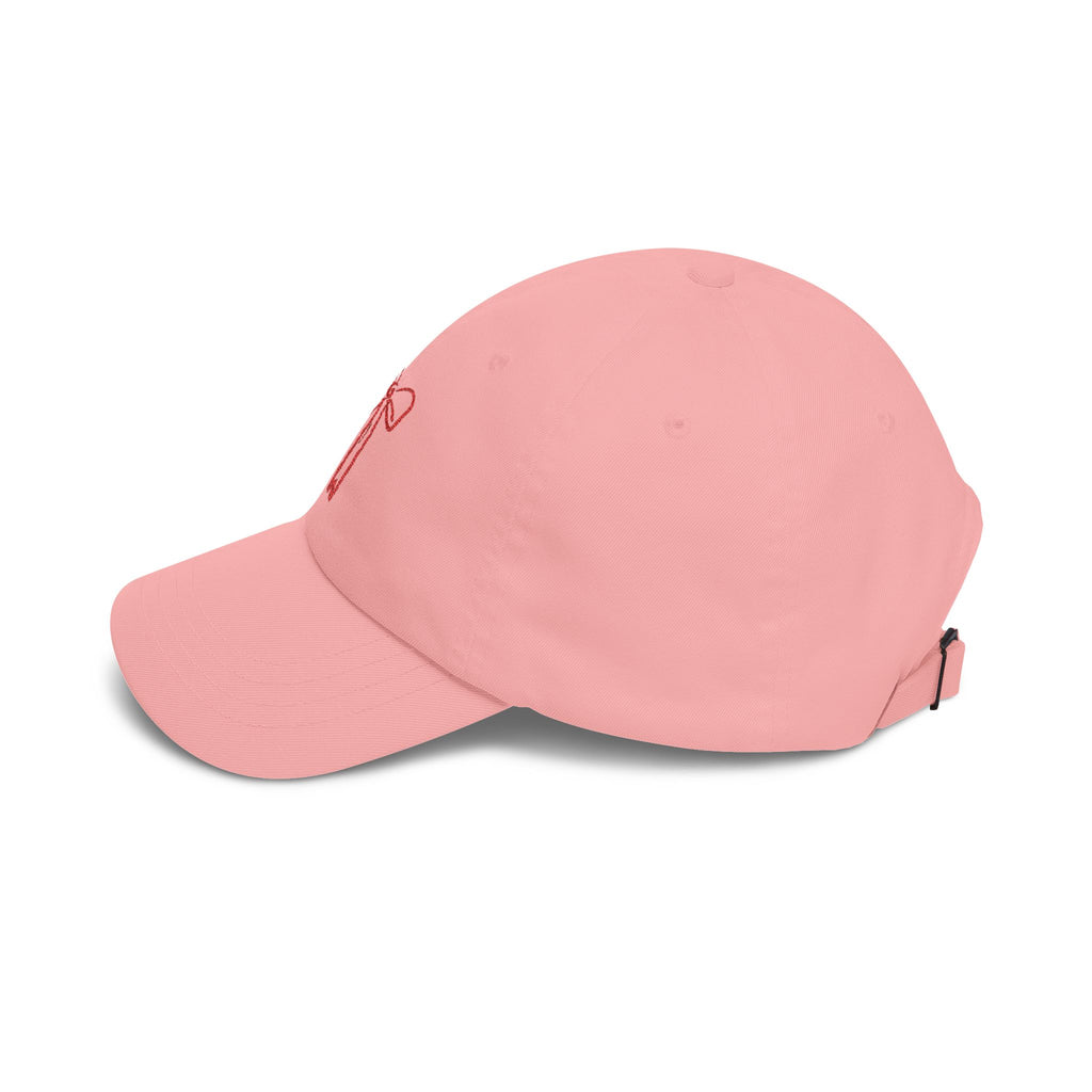 Red cute bow cap